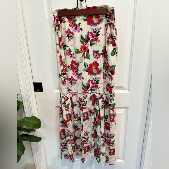 ASOS DESIGN Crinkle Maxi Skirt with Lace Trim Detail - Picture 5 of 8